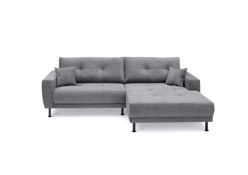 Ecksofa - 2-Sitzer, Ecke rechts inkl. motorischer Sitzvorzug, Stoff, Anthrazit