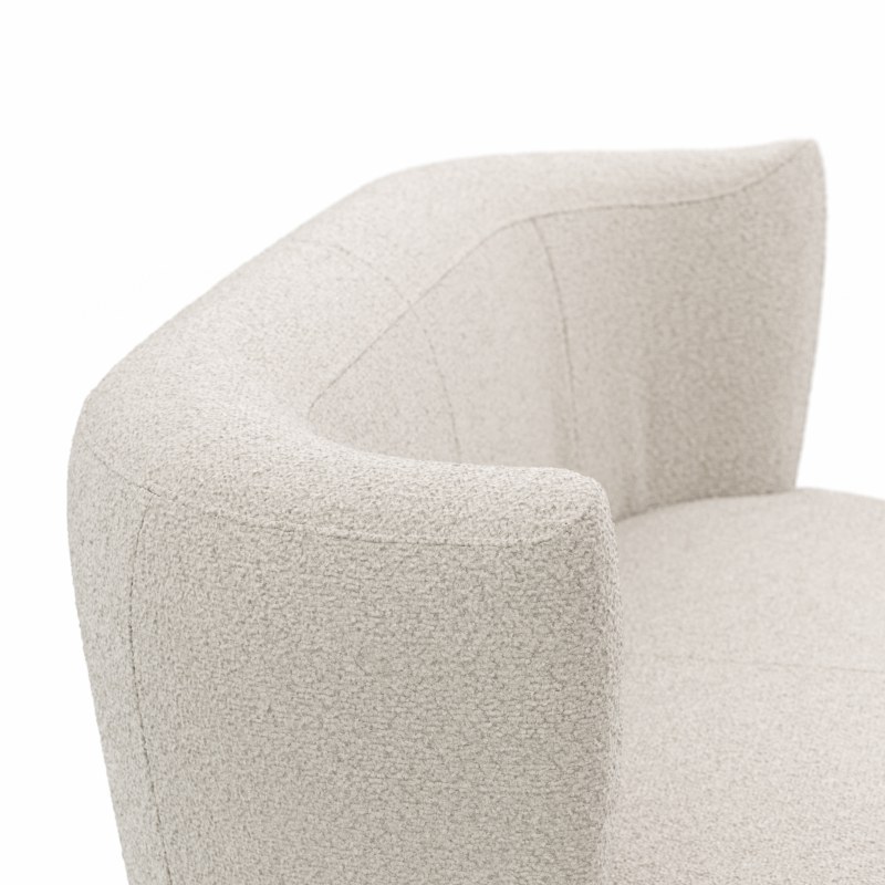 Sofa Cativa - 2-Sitzer, Stoff, Creme