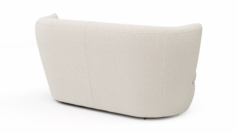 Sofa Cativa - 2-Sitzer, Stoff, Creme