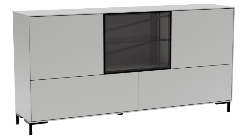 Sideboard Medio - Lack, Weiß