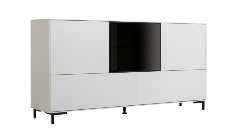 Sideboard Medio - Lack, Weiß