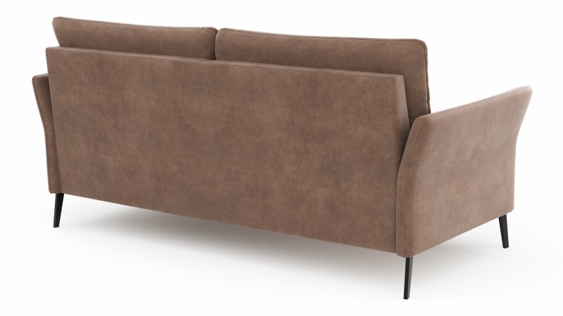 Sofa Rosario - 3-Sitzer, Stoff, Cognac