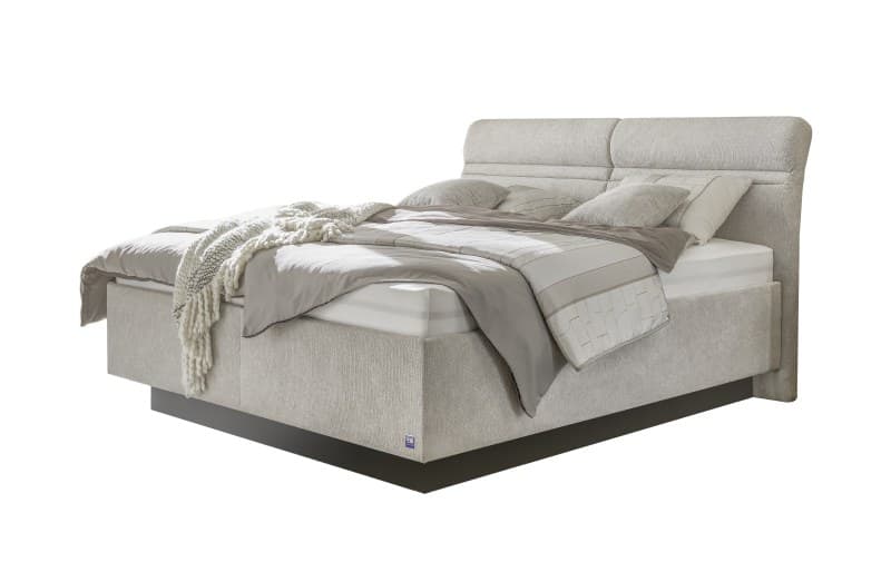 Polsterbett EM Select - mit Lattenrost, ohne Matratzen , Liegefläche ca. 180x200 cm, Stoff, beige