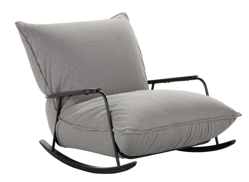 Sessel Fluffy - Stoff, Grau
