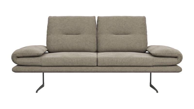 Sofa Lucero - 2,5-Sitzer, Stoff, Olivgrün