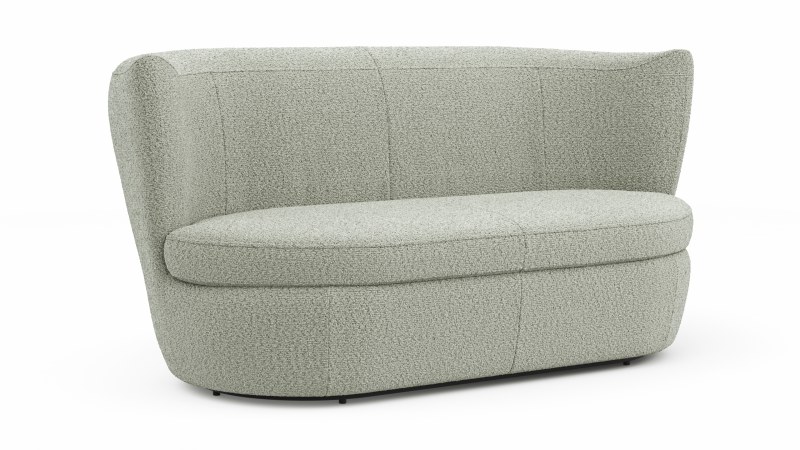 Sofa Cativa - 2-Sitzer, Stoff, Mint