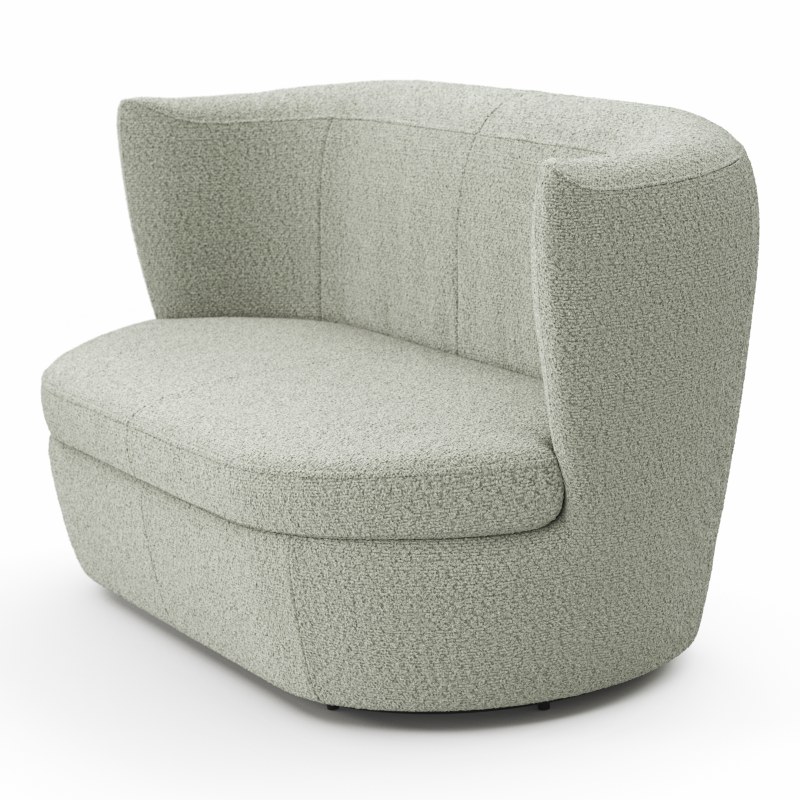 Sofa Cativa - 2-Sitzer, Stoff, Mint