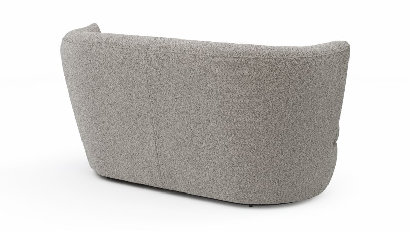 Sofa Cativa - 2-Sitzer, Stoff, Graubeige