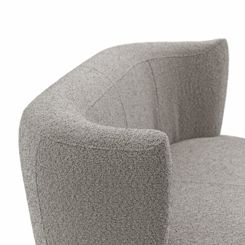 Sofa Cativa - 2-Sitzer, Stoff, Graubeige