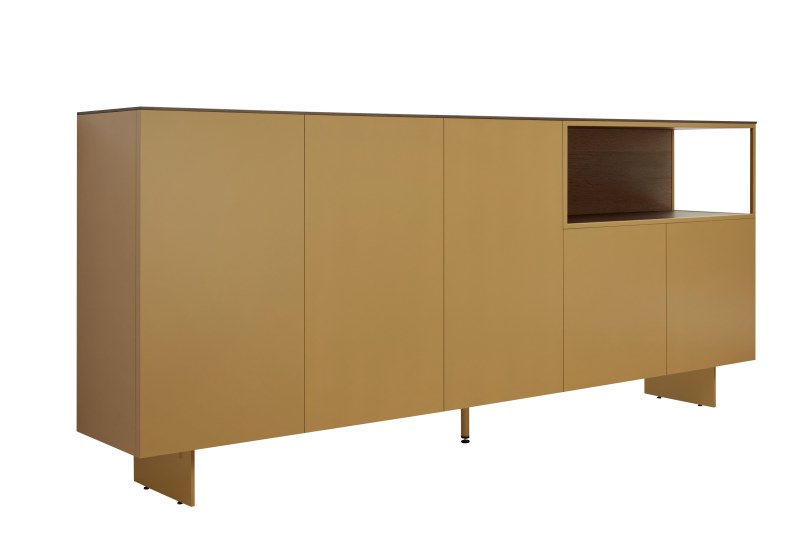 Sideboard Satola- Lack matt, Ocker