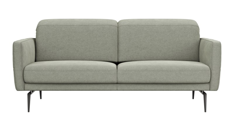 Sofa Estrela 2.0 - 2,5-Sitzer inkl. Kopfteil- und Armteilverstellung, Stoff, Limone