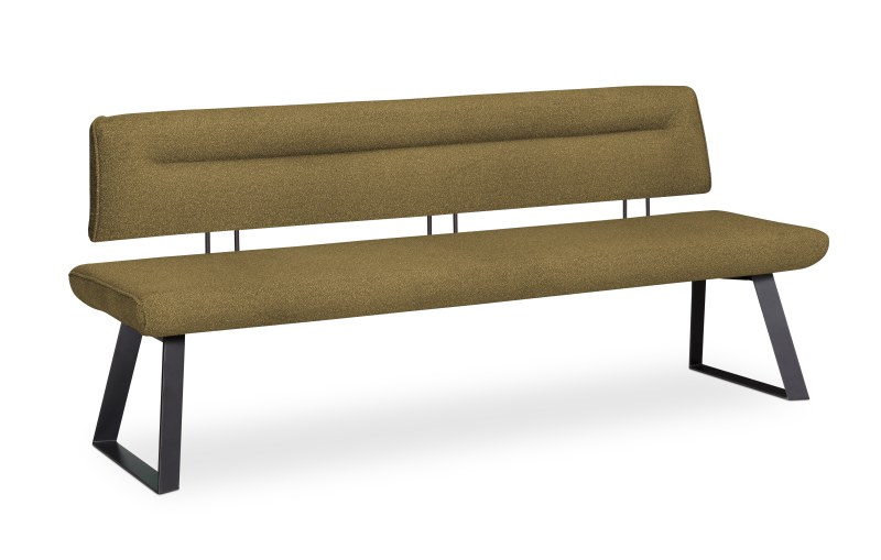 Polsterbank - Breite ca. 200 cm, Polyester, Rost