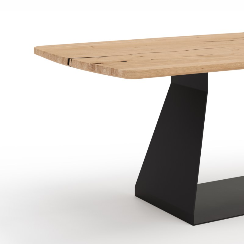 Esstisch Belena - LB ca. 220x100 cm, Eiche massiv