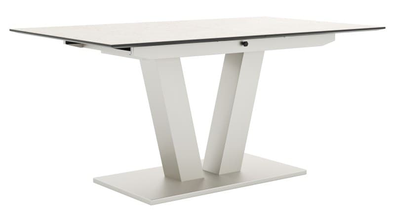 Esstisch Dinner - ausziehbar, LB ca. 160x 90 cm, HPL, Sand