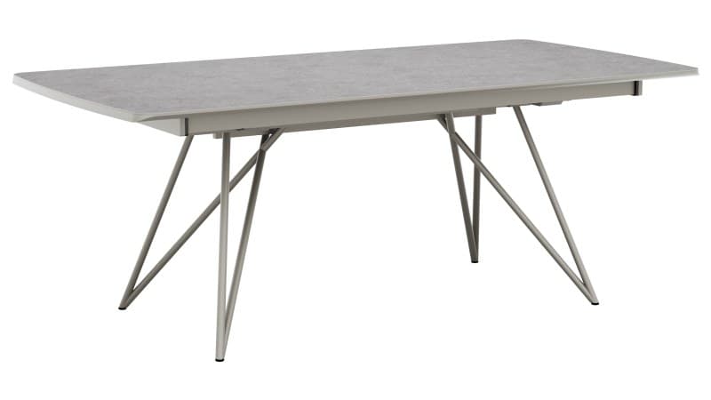 Esstisch Sedana - ausziehbar, LB ca. 200x100 cm, HPL, Grau