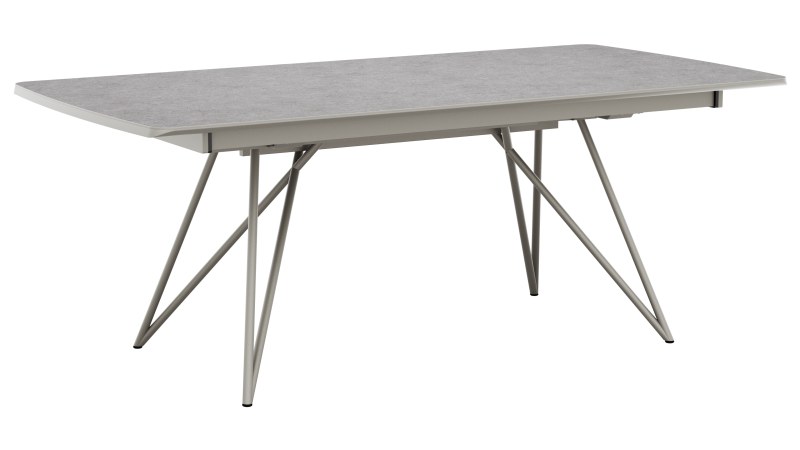 Esstisch Sedana - LB ca. 200x100 cm, HPL, Grau