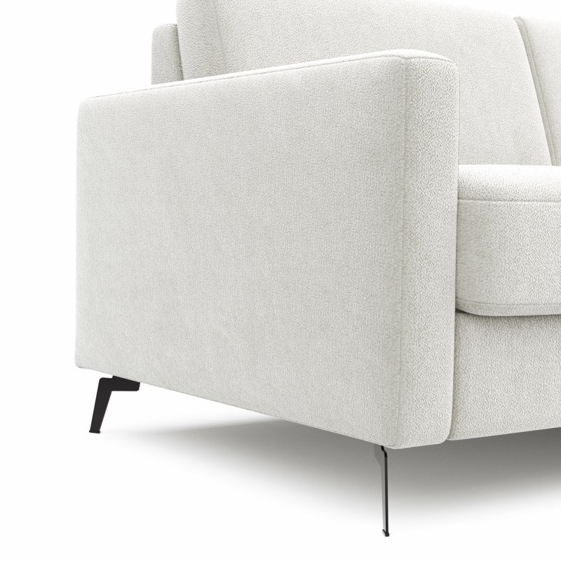 Schlafsofa Laredo - 2,5-Sitzer inkl. Schlaffunktion, Stoff, Offwhite