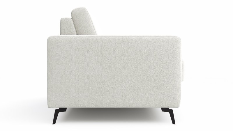 Schlafsofa Laredo - 2,5-Sitzer inkl. Schlaffunktion, Stoff, Offwhite