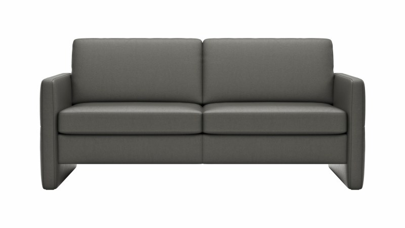 Sofa Arima N - 2,5-Sitzer, Leder, Anthrazit