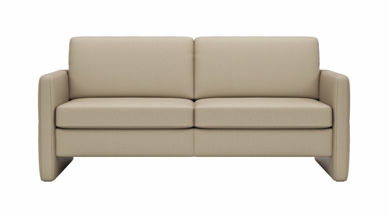 Sofa Arima N - 2,5-Sitzer, Leder, Champagner