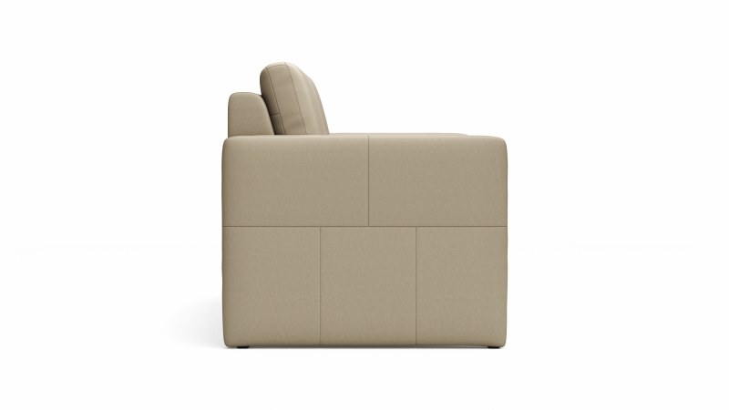 Sofa Arima N - 2-Sitzer, Leder, Champagner