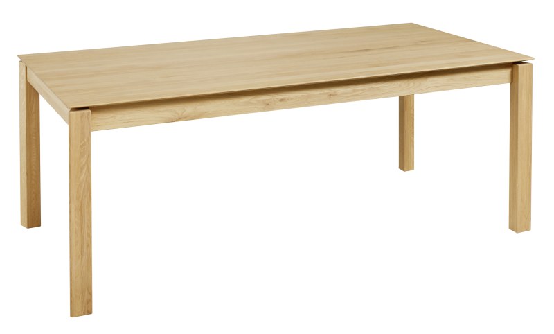Esstische Estana - ausziehbar, LB ca. 180x90 cm, Eiche massiv, legno