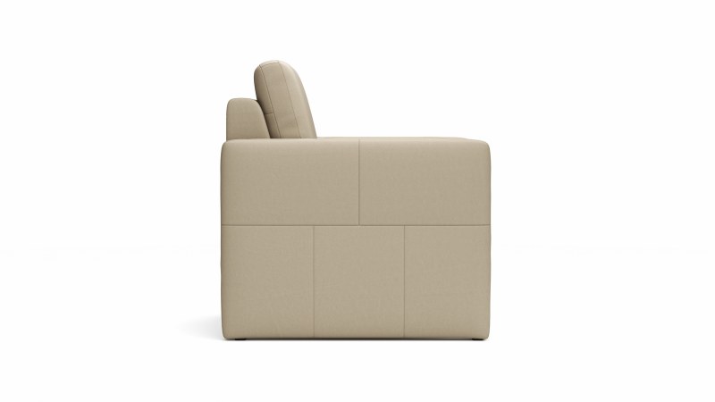 Sessel Arima N - Leder, Champagner