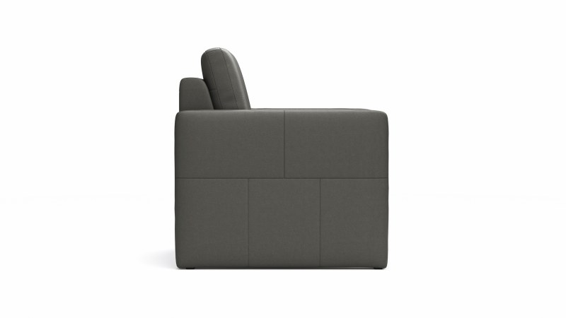 Sessel Arima N - Leder, Anthrazit