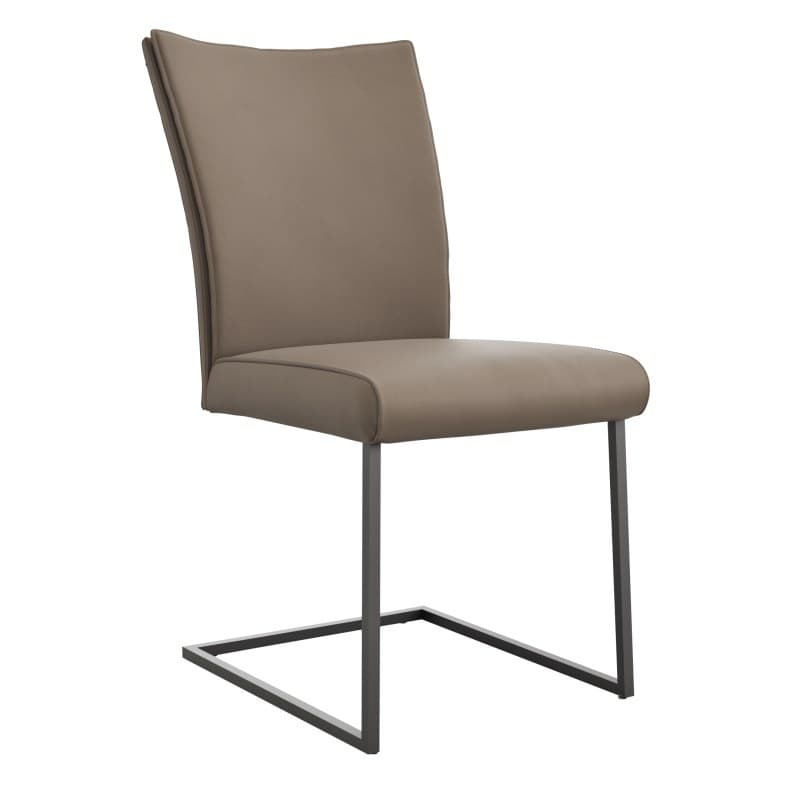 Freischwinger Florea - Leder, Kitt