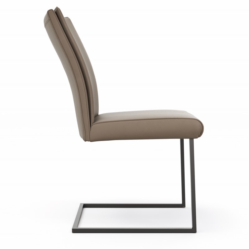 Freischwinger Florea - Leder, Kitt